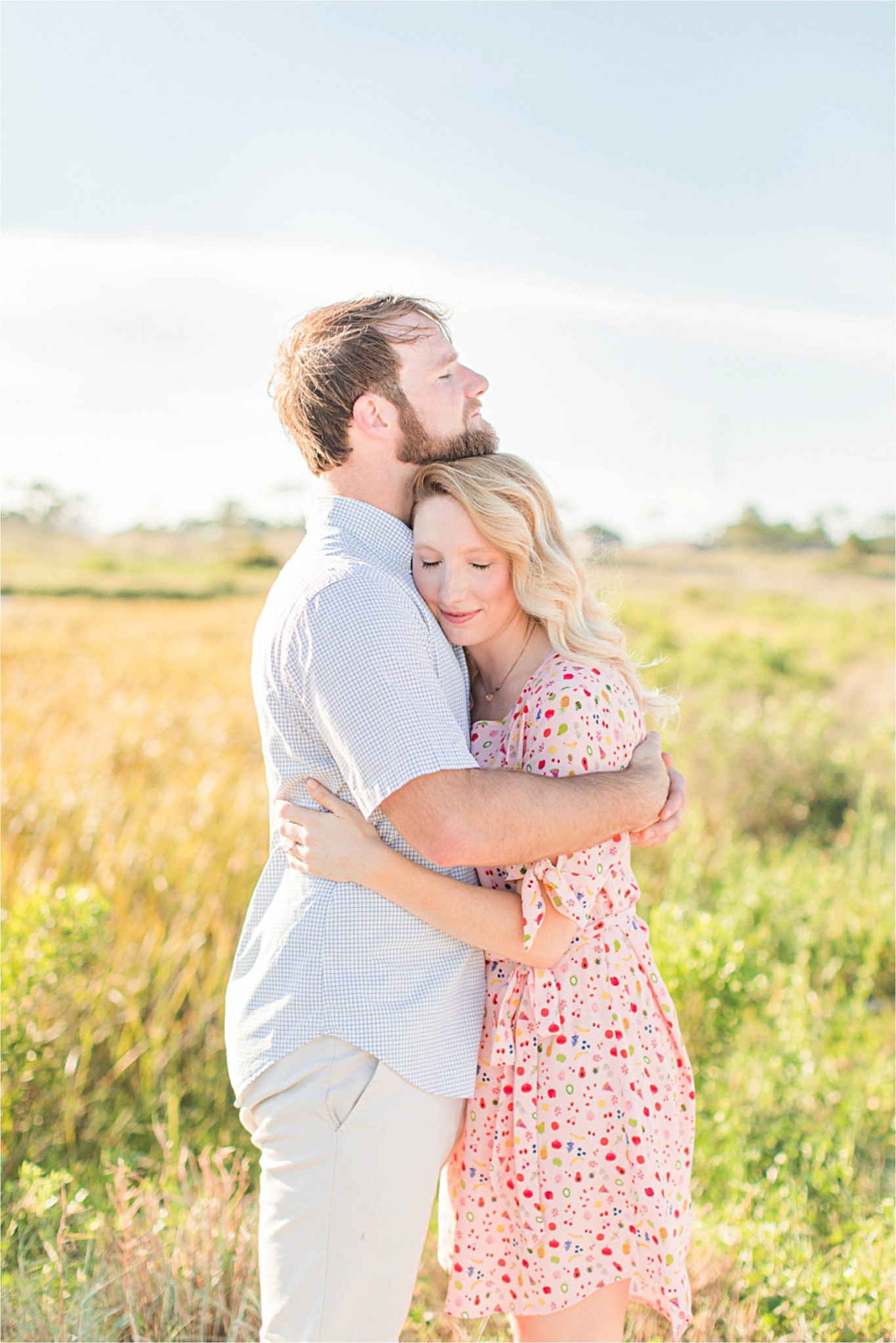 Beach engagement photos, Daulphin Island, Mobile wedding photographer, Candid couples, Romantic engagement shoot inspiration