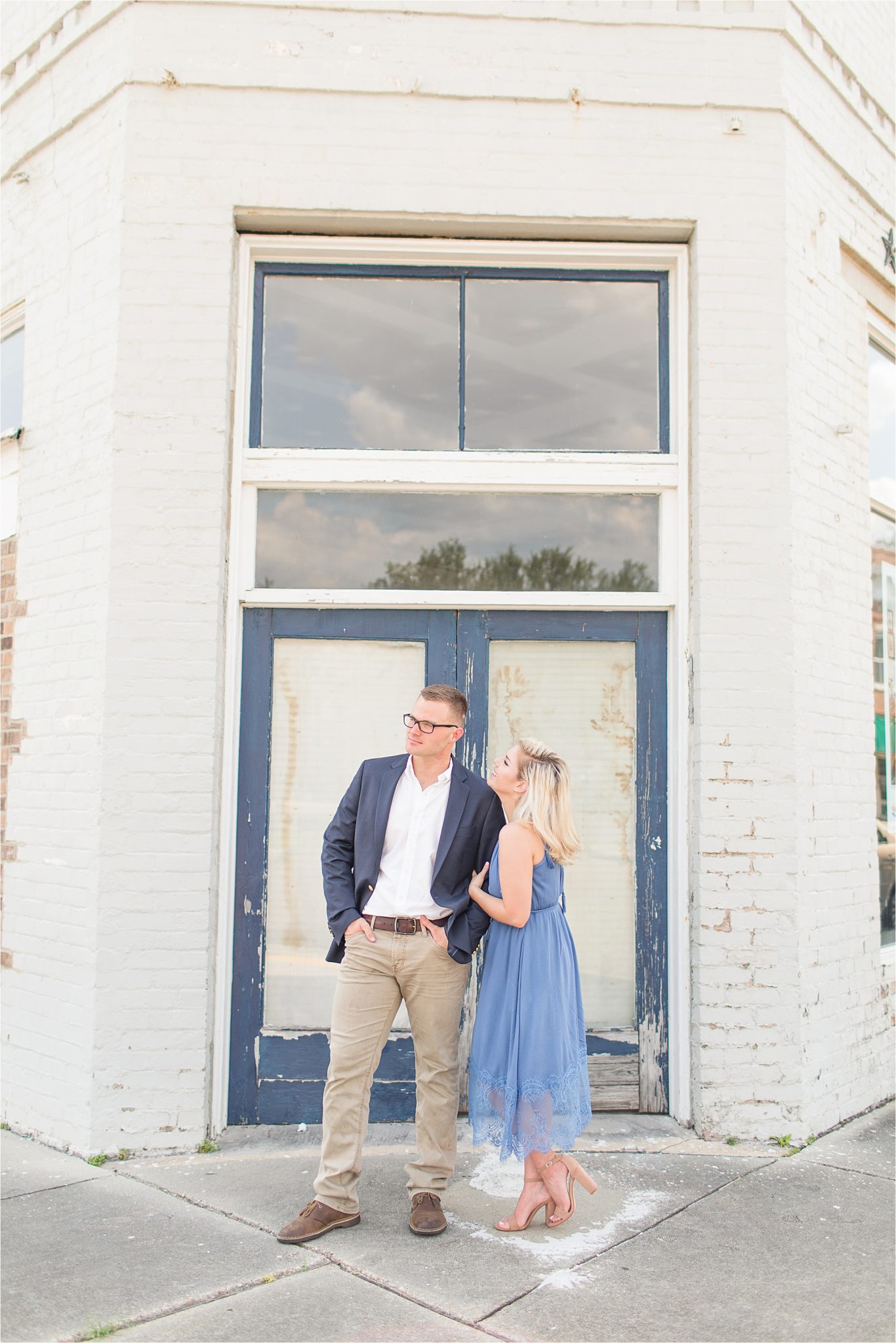 Laurel Mississippi, Brett & Sarah, Romantic Military Engagement, Mobile Alabama Photographer, Engagement Shoot Inspiration, Blue Themed Engagement