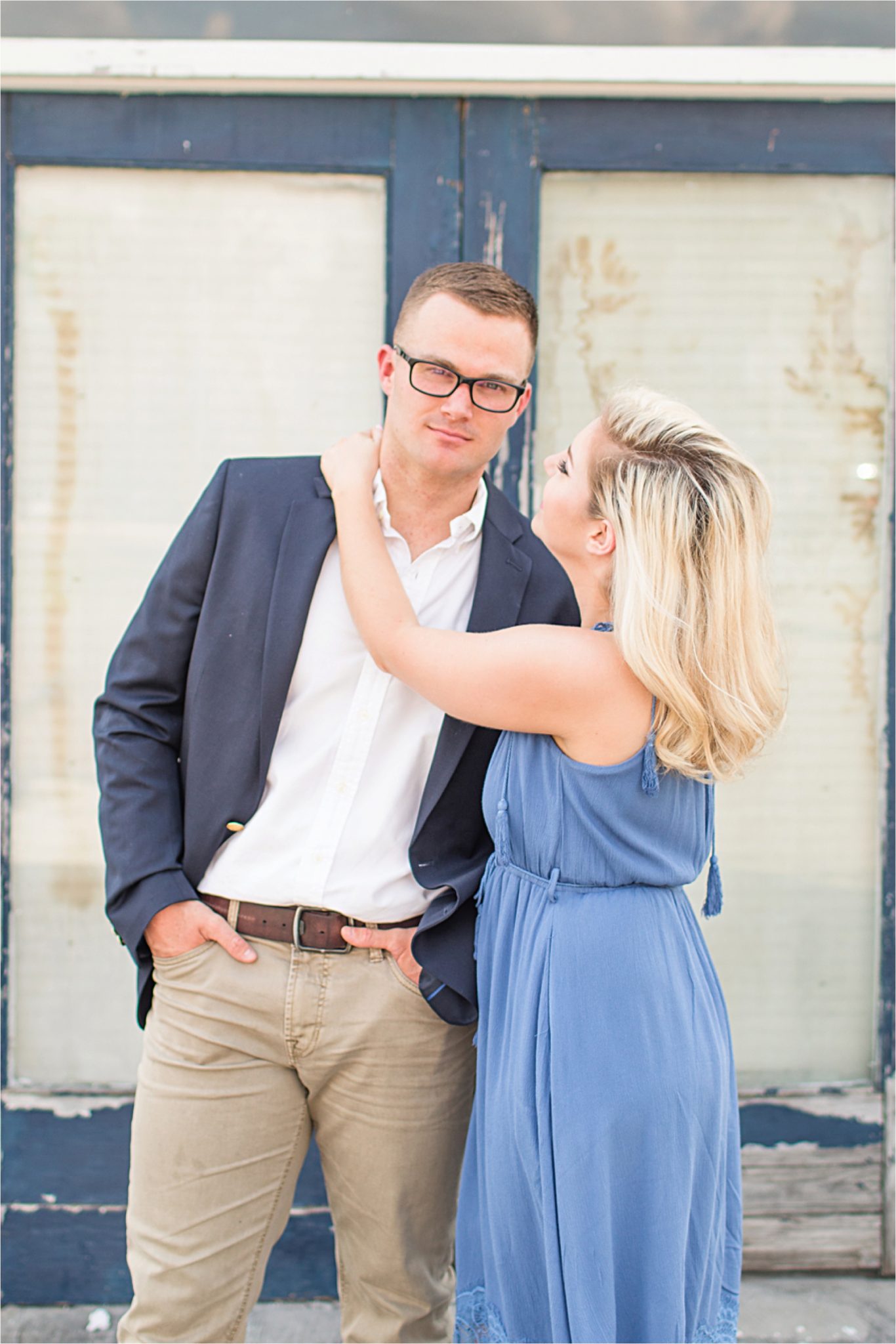 Laurel Mississippi, Brett & Sarah, Romantic Military Engagement, Mobile Alabama Photographer, Engagement Shoot Inspiration, Blue Themed Engagement