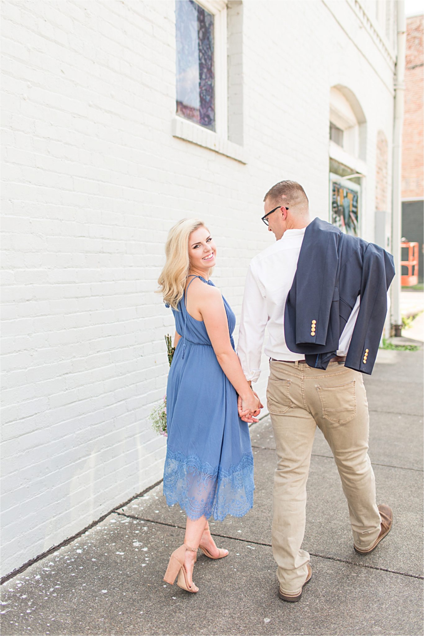 Laurel Mississippi, Brett & Sarah, Romantic Military Engagement, Mobile Alabama Photographer, Engagement Shoot Inspiration, Blue Themed Engagement