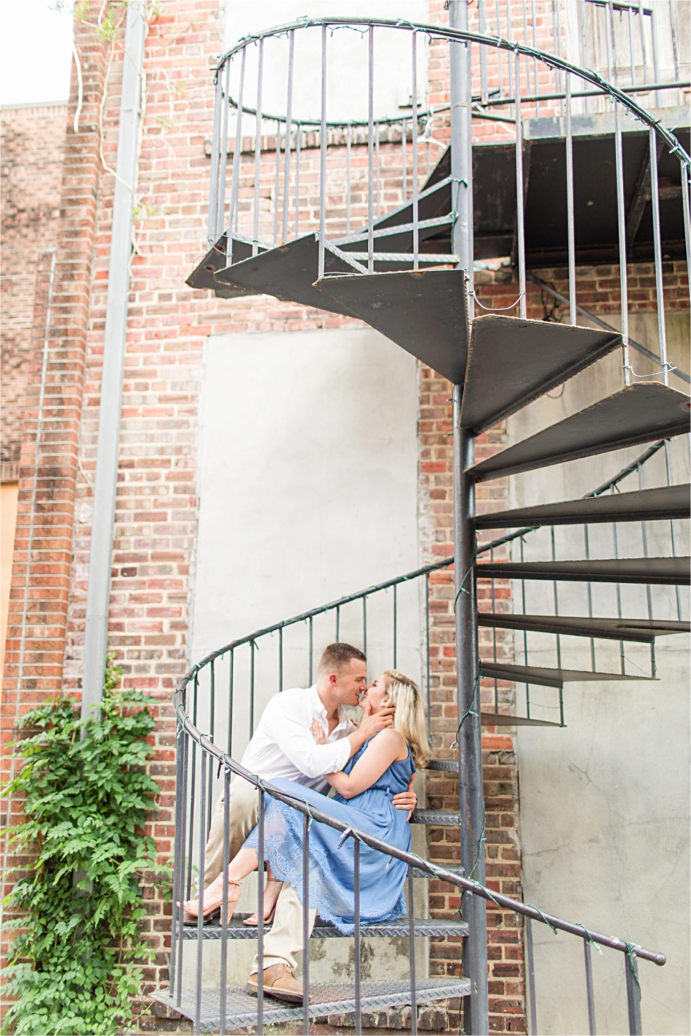 Laurel Mississippi, Brett & Sarah, Romantic Military Engagement, Mobile Alabama Photographer, Engagement Shoot Inspiration, Blue Themed Engagement