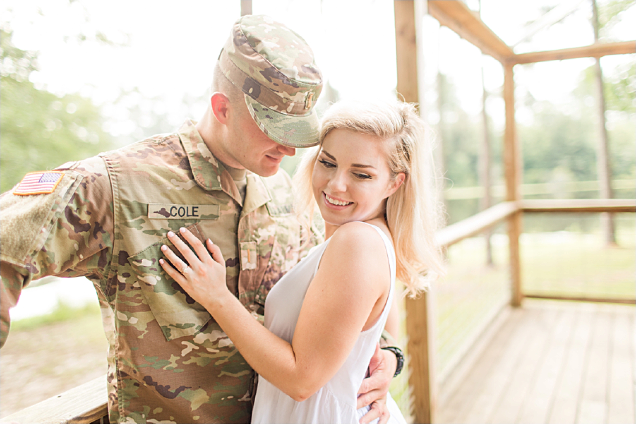 Laurel Mississippi Engagement Photographer, military inspired engagement photos