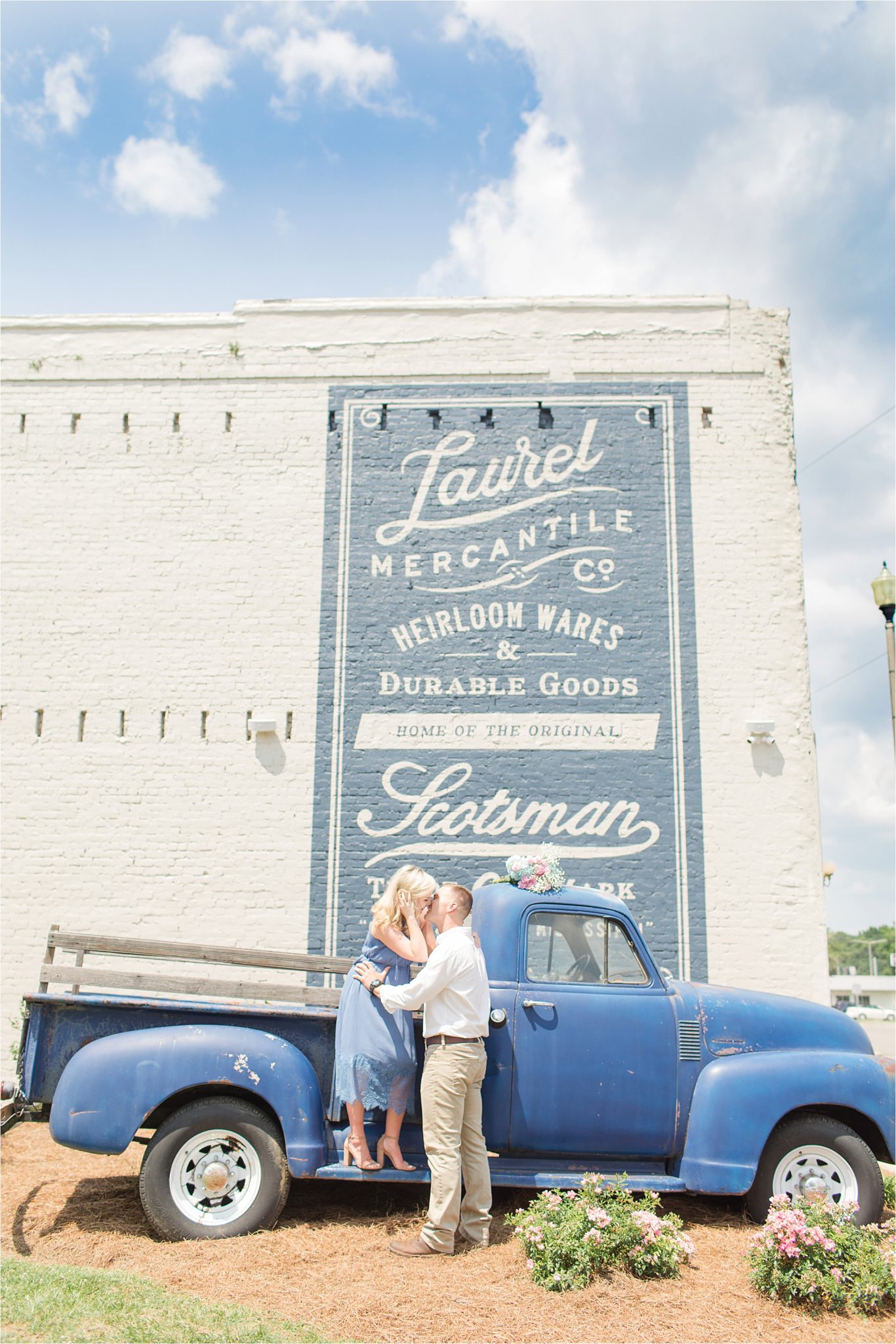 Laurel Mississippi, Brett & Sarah, Romantic Military Engagement, Mobile Alabama Photographer, Engagement Shoot Inspiration, Blue Themed Engagement