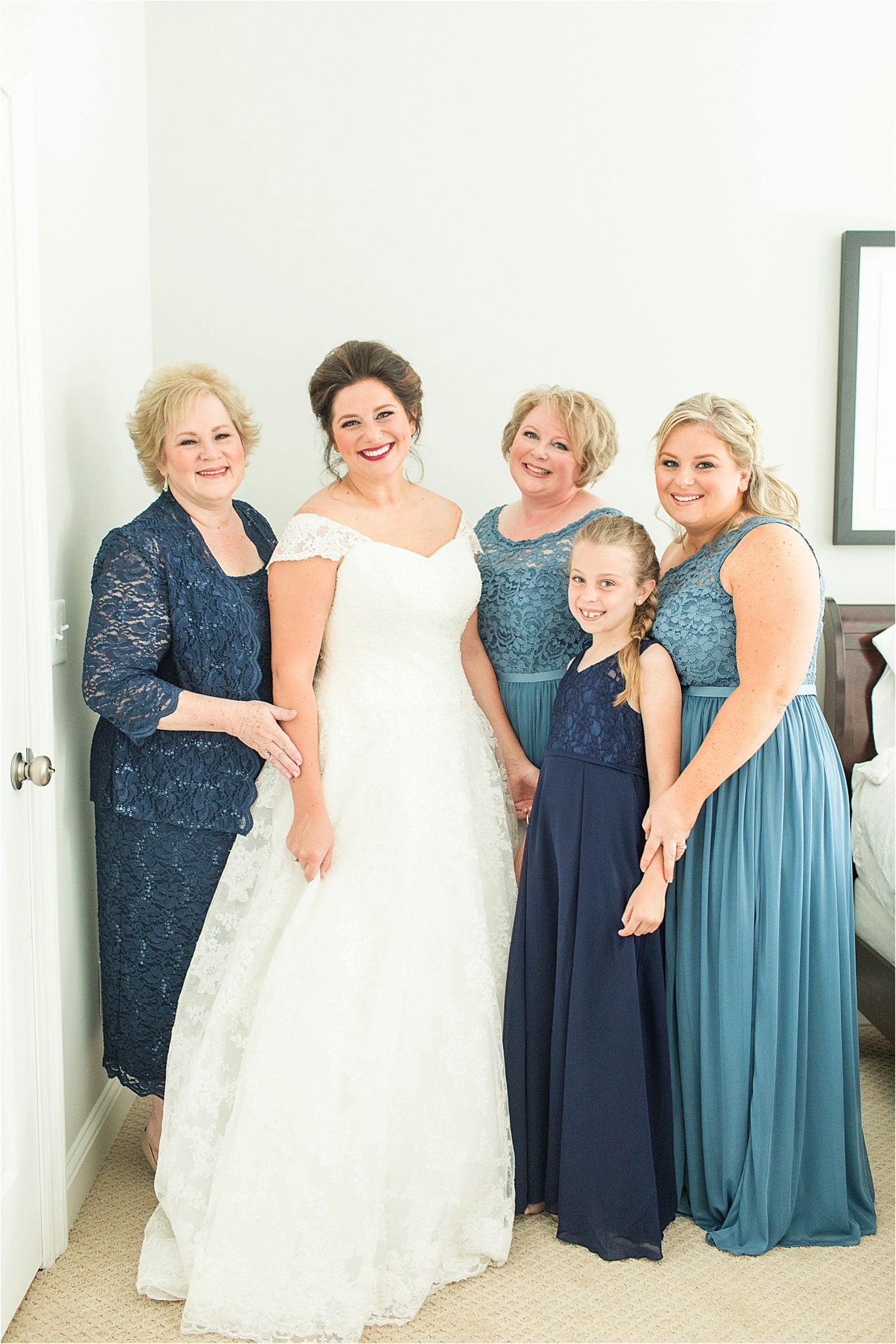 Pastel Themed Wedding-The Chapel at the Waters-Montgomery Alabama Photographer-Miles & Meredyth-Blue Themed Wedding-Bridesmaids Dresses-Wedding Dress
