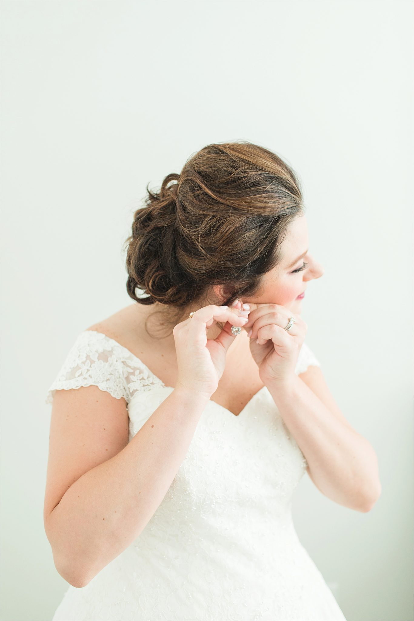 Pastel Themed Wedding-The Chapel at the Waters-Montgomery Alabama Photographer-Miles & Meredyth-Blue Themed Wedding-Wedding Hair-Bride Up-do 