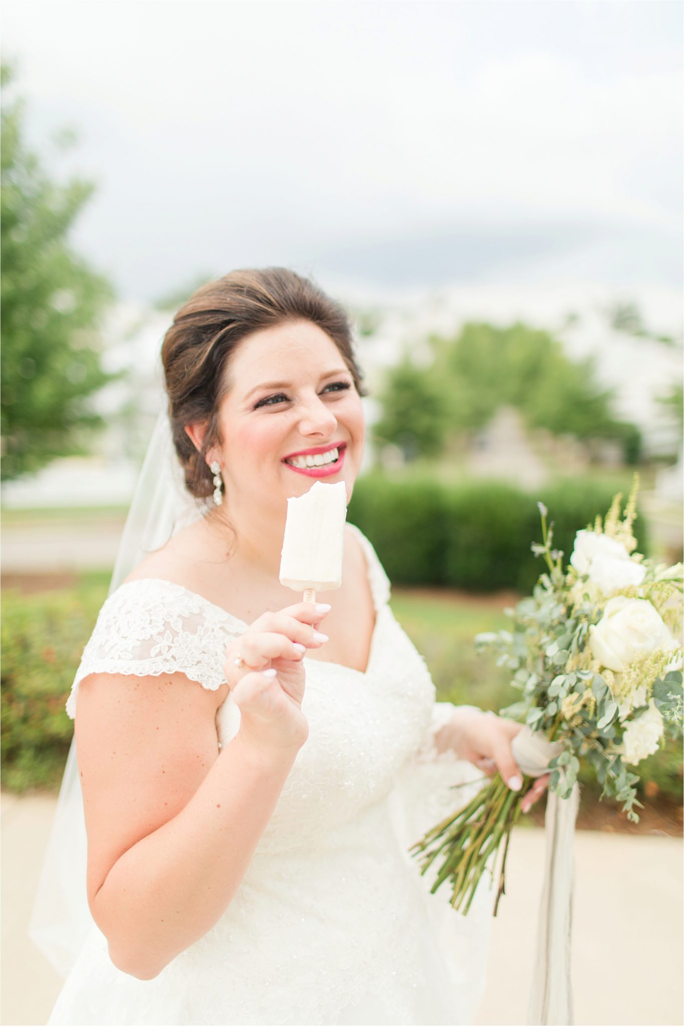 Pastel Themed Wedding-The Chapel at the Waters-Montgomery Alabama Photographer-Miles & Meredyth-Blue Themed Wedding-Wedding Details-Wedding Dessert-Bride-Wedding Dress