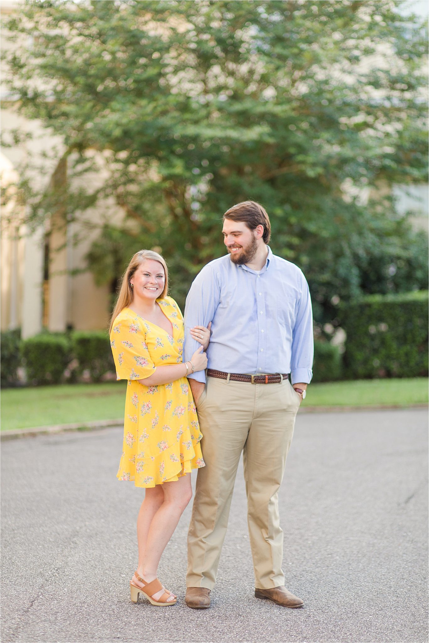 St.Joseph Chapel, Mobile Alabama Photographer, Spring Hill College, Catholic Church Engagement Shoot, Summer Engagement Shoot, Engagement Shoot Inspiration