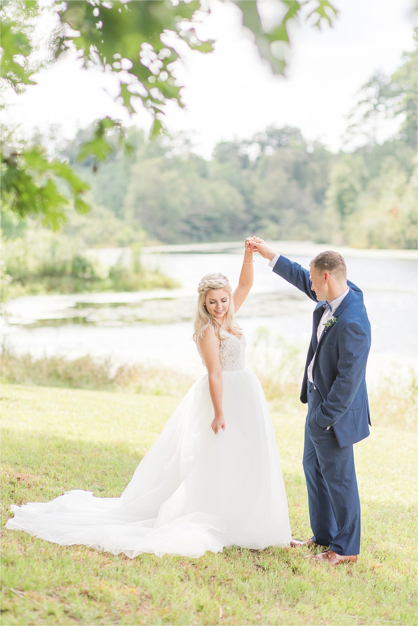 bridal-groom-portraits-photos-blue-suit-bow-tie-first-look-ideas
