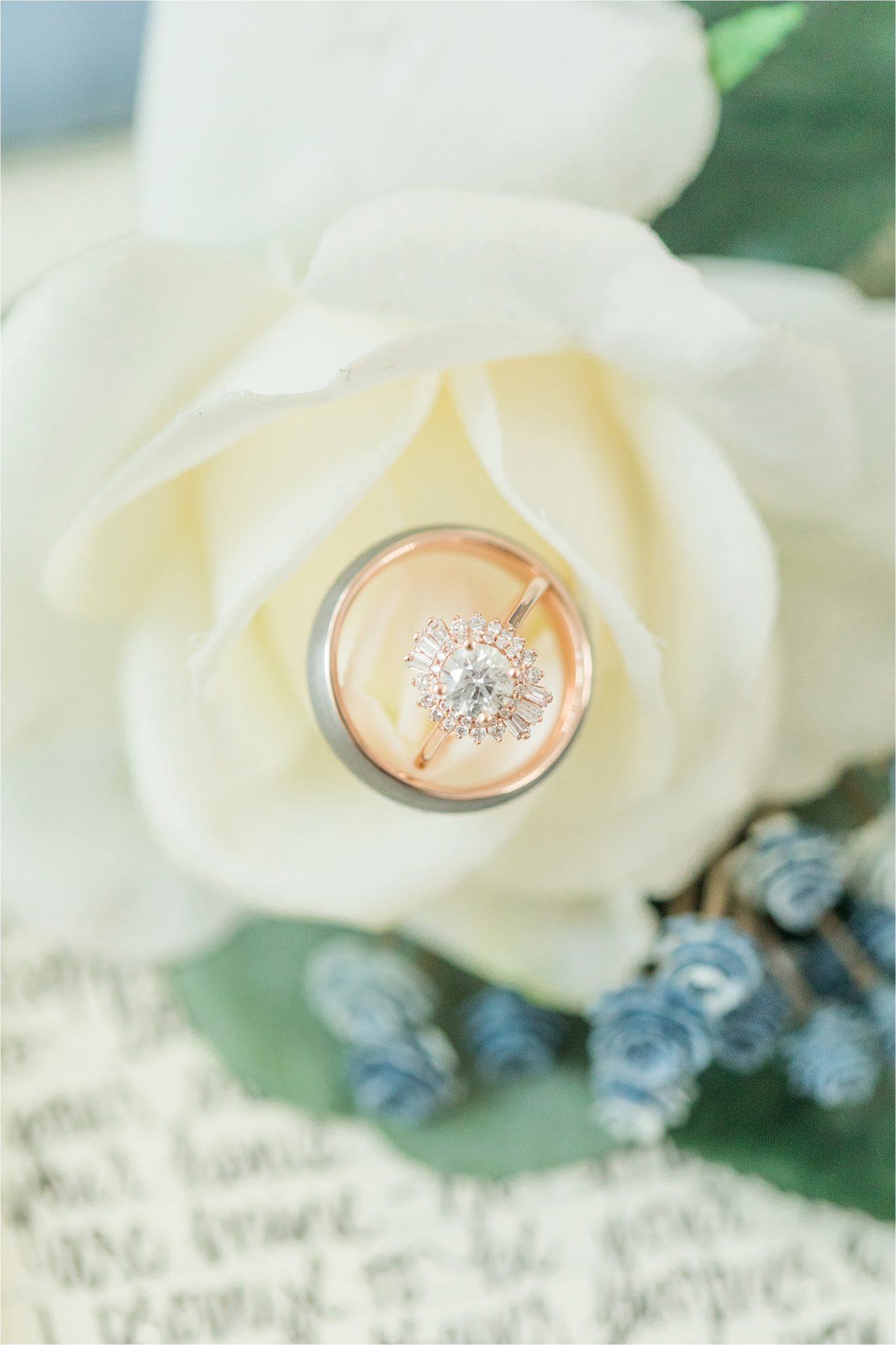 unique-engagement-ring-wedding-band-rose-gold-halo